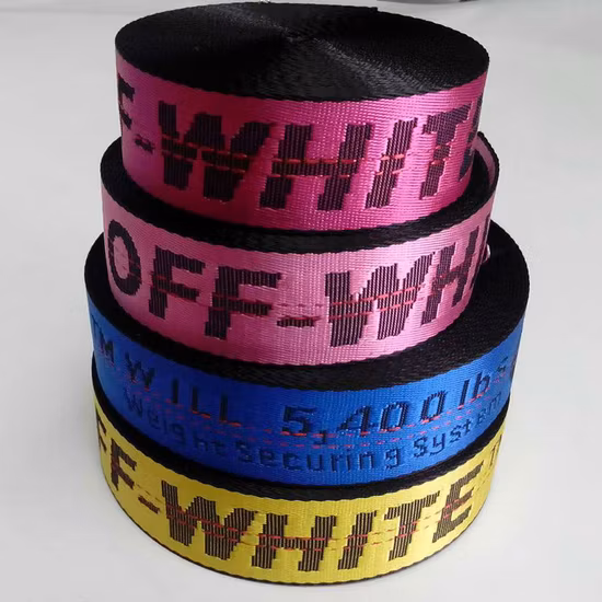 Hochwertiges Jacquard-gewebtes elastisches Stoff-Leopardenmuster-Nylon-Polyester-Baumwollgurtband für Kleidungsstücke, 2 Zoll 50 mm