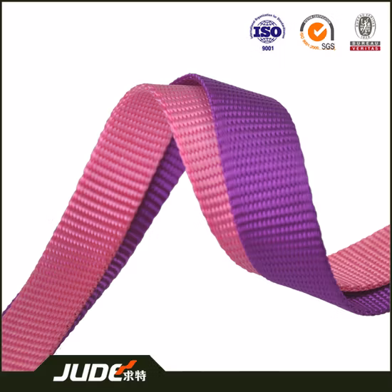 Individuell bedrucktes Strickband aus recyceltem, dekorativ gewebtem Jacquard-Gurtband aus PP/Nylon/Polyester