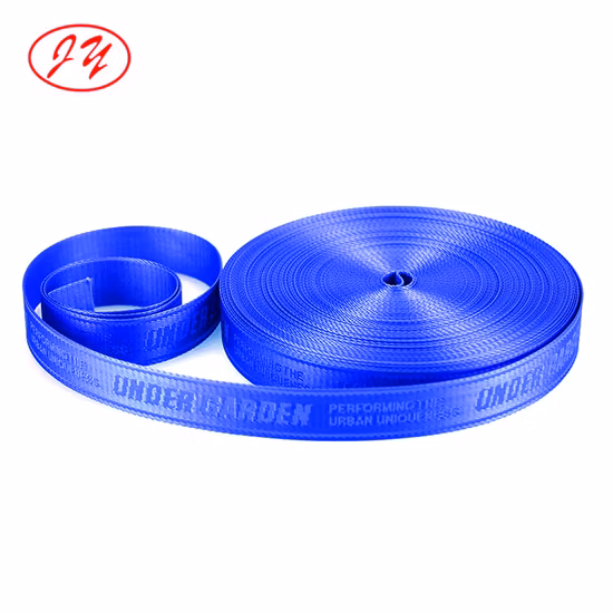 Post-Consumer-Gurtband aus recyceltem Polyester, Jacquard-RPET-Gurtband, farbenfrohes Jacquard-Gurtband aus recyceltem Polyester