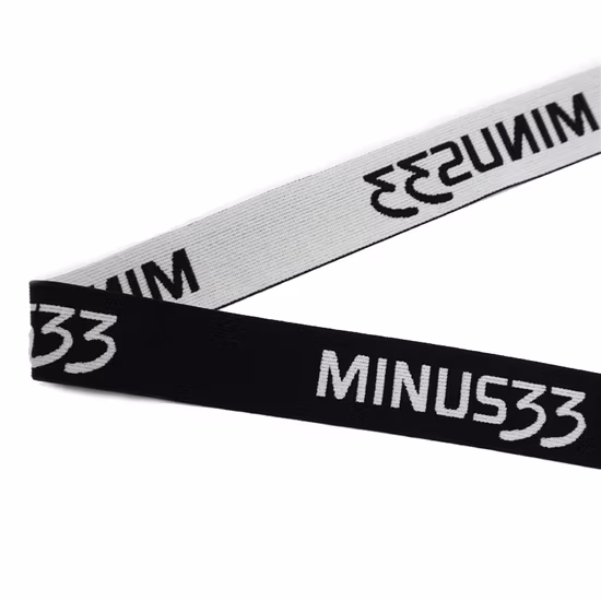 Hochwertiges, maßgeschneidertes elastisches Nylon-Jacquard-Gurtband für Kompressions-Sportbekleidung. Elastisches Gummi-Gurtband