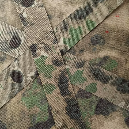 Camouflage-Gurtband, 25 mm, 32 mm, 38 mm, 50 mm, individuelle Breite, Mil-Spec-Nylon-Gurtband
